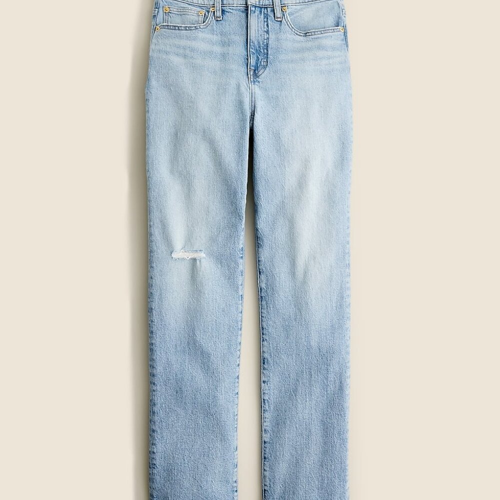 J Crew Classic Straight Jean in Tompkin wash Women's Size 35